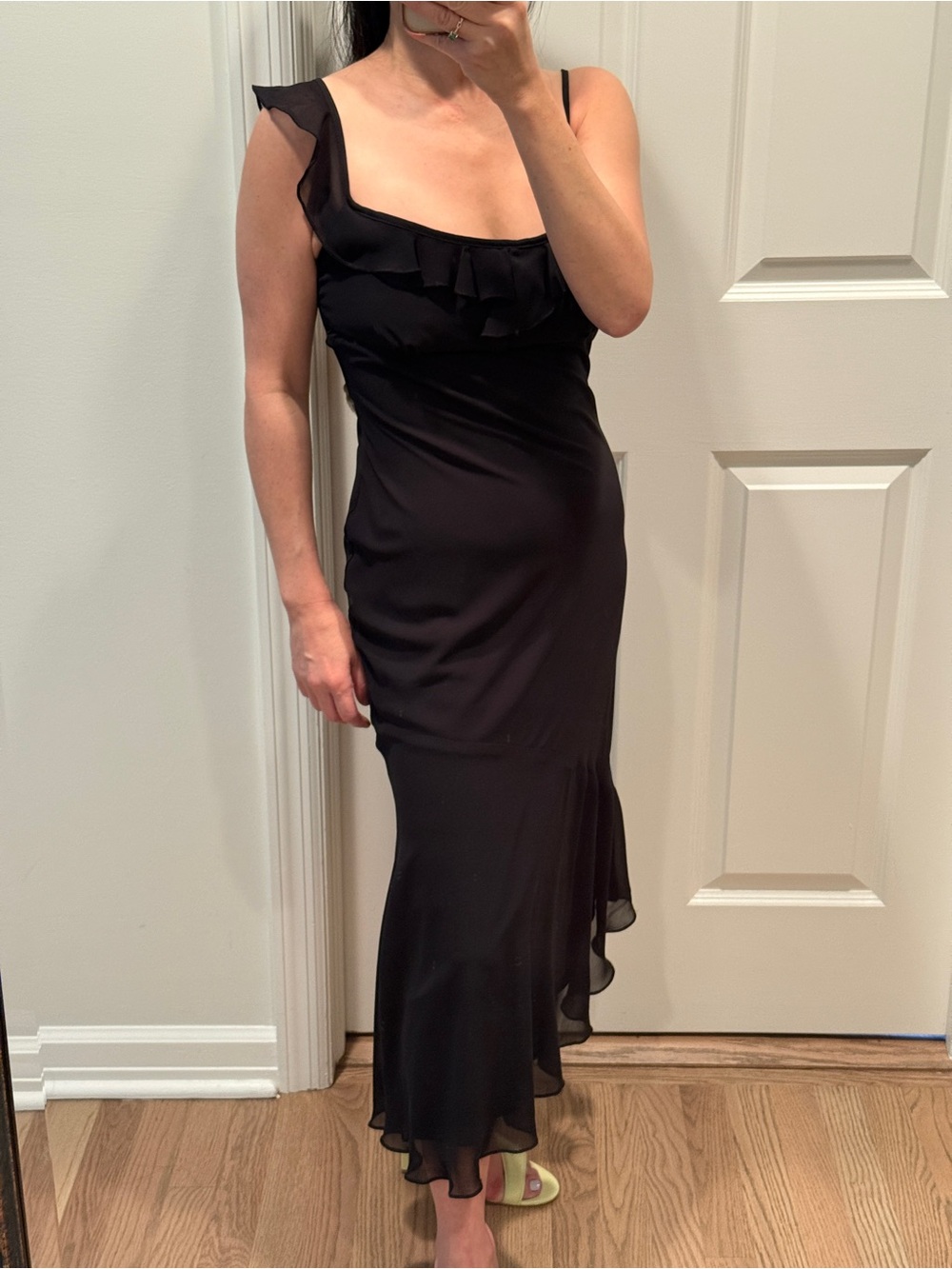 Henne Black chiffon Dress
